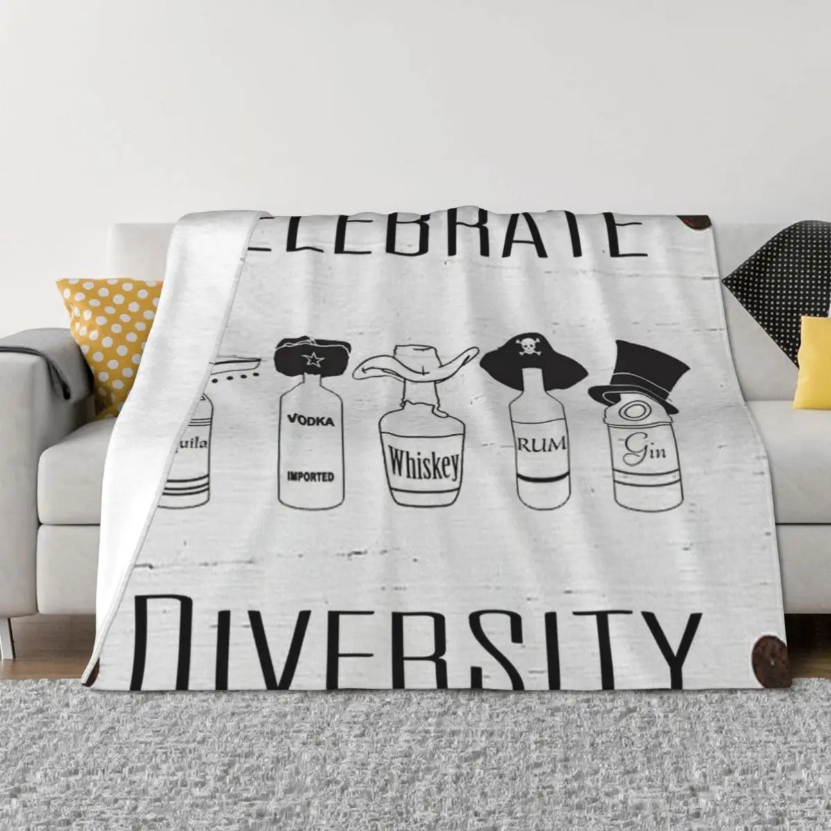 

CELEBRATE DIVERSITY Throw Blanket heavy to sleep blankets ands Luxury Throw Blankets