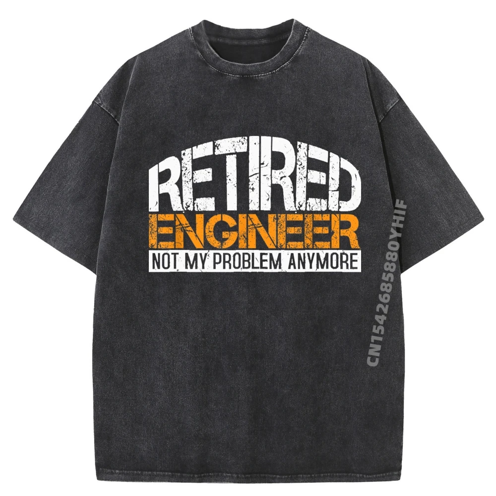 

Инженер на пенсии Not My Problem Anymore Retirement Брендовая футболка с графическим рисунком Мужская удобная стираная одежда