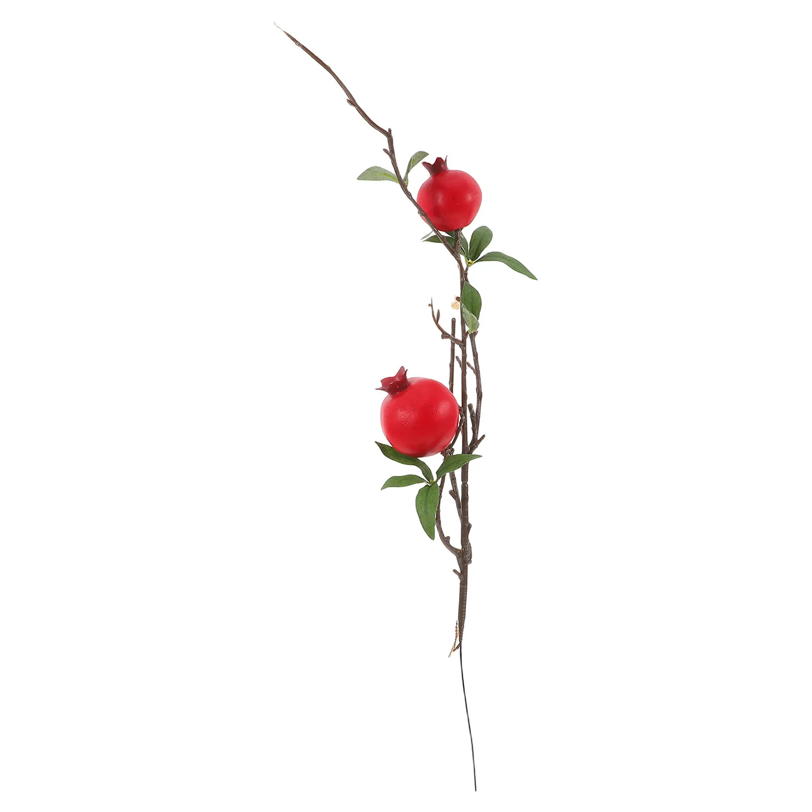 

1pcs Artificial Pomegranate Branch Fake Plant Stems For Vase Filler Home Decor Table Decoration Simulation Fruit Branches Party