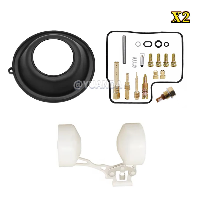 2set Carburetor Repair Kit for Honda XLV750R 1983-1986 XLV750 R Carb Fuel System Float Diaphragm Parts