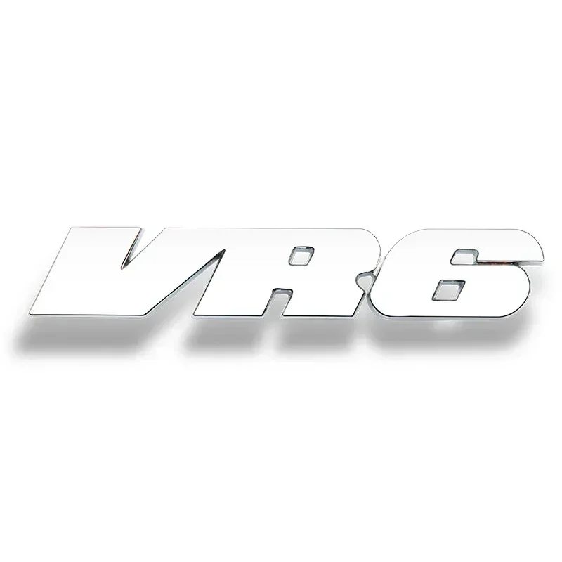 3D Metal VR6 Letters Logo Emblem Badge Sticker Decals For Volkswagen VW Polo Golf Jetta Passat B6 Magotan Car Accessories