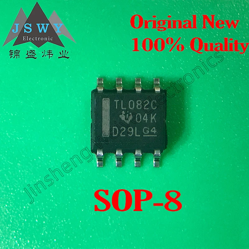 

5PCS TL082 TL082C TL082CDR TL082CDT SMD SOP8 amplifier IC 100% brand new genuine