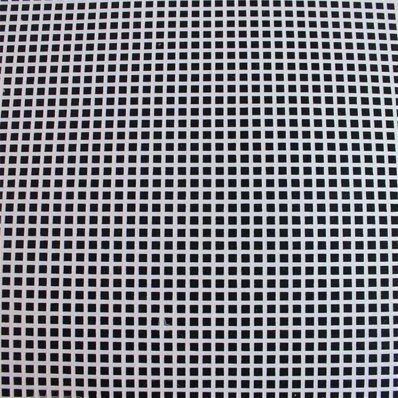 1 Set Schwarzes Netzgewebe aus Kunststoff für Stickerei, handgewebte Tasche, DIY-Werkzeugset, Geldbörse, DIY-Material für Handarbeitsliebhaber, handgemachtes Geschenk – Detail 7