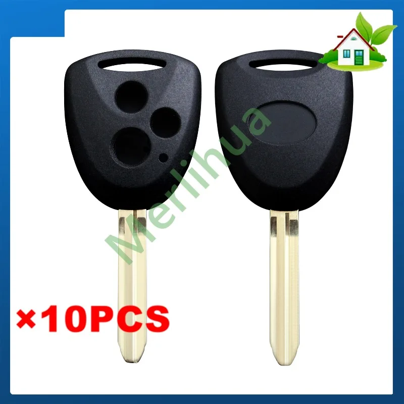 FOR Toyota Daihatsu Perodua Car Straight‑Blade Remote Fob Empty Replacement Key Housing Compatible With Xenia Aiza Myvi Axia