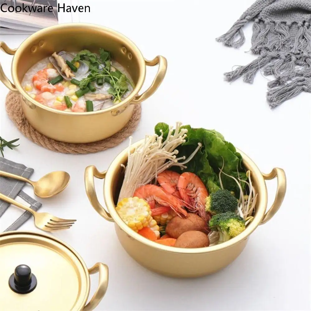 

Breakfast Creative Kitchen Tools Korean Fast Aluminum Cookware Soup Pot Noodle Pot Ramen Pot