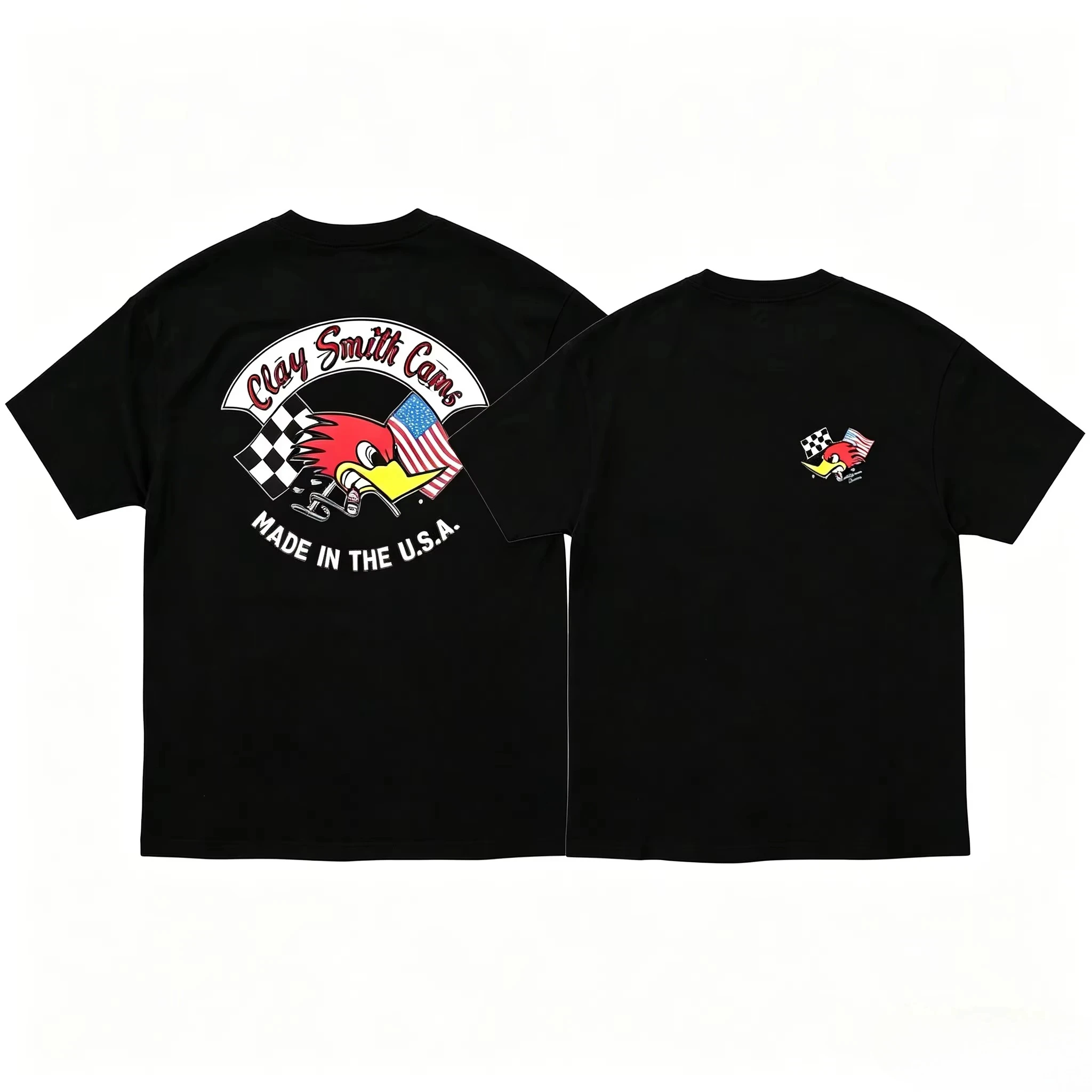 Retro Mr. Hors 2026 Epower Clay Smith Cams Print T-Shirt Loose Casual Men Women O-neck Short Sleeved Fashion