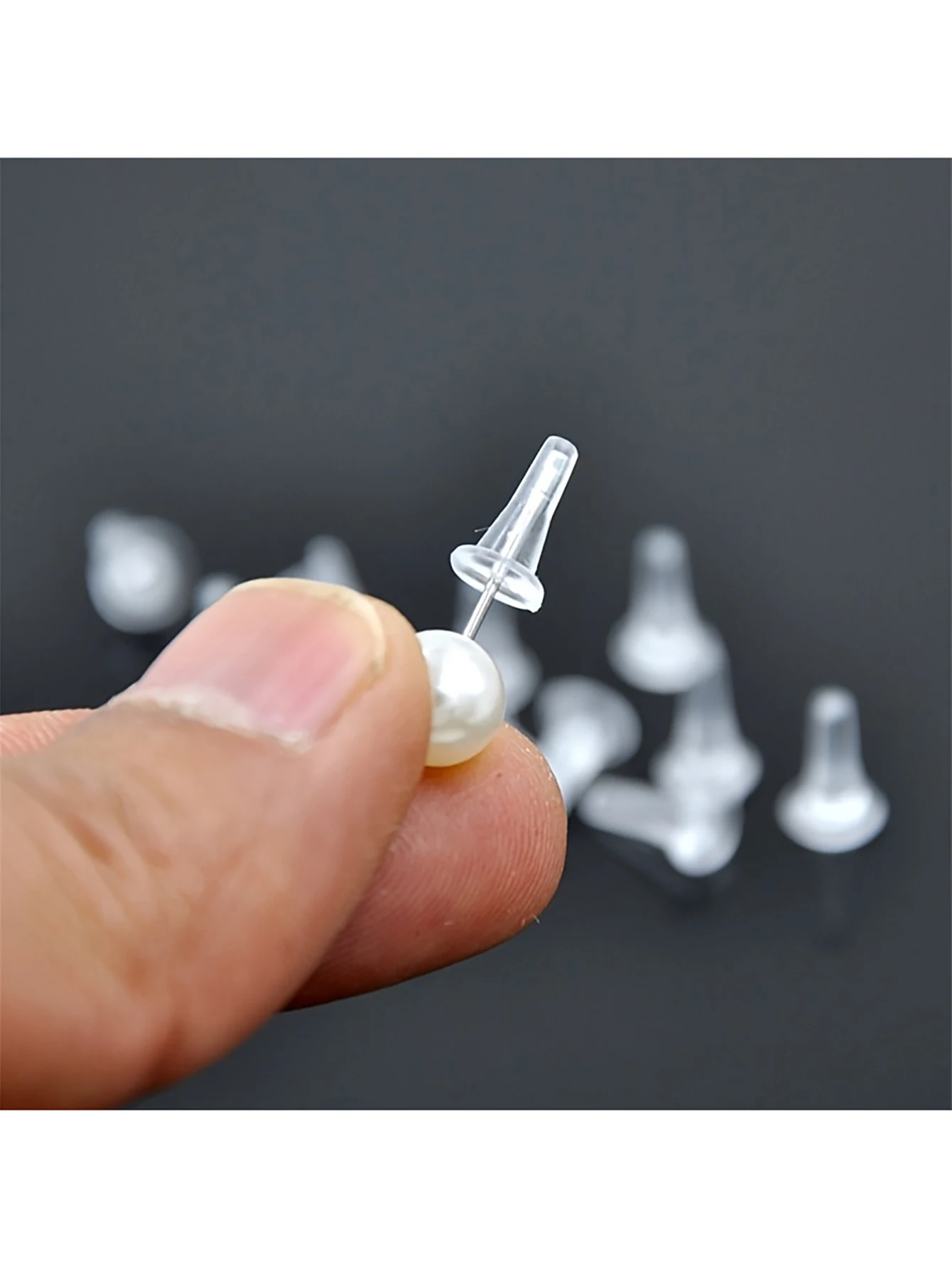 50/100 Pcs Earring Plug Completely Wraps the Earplug, Perfect for Jewelry Making