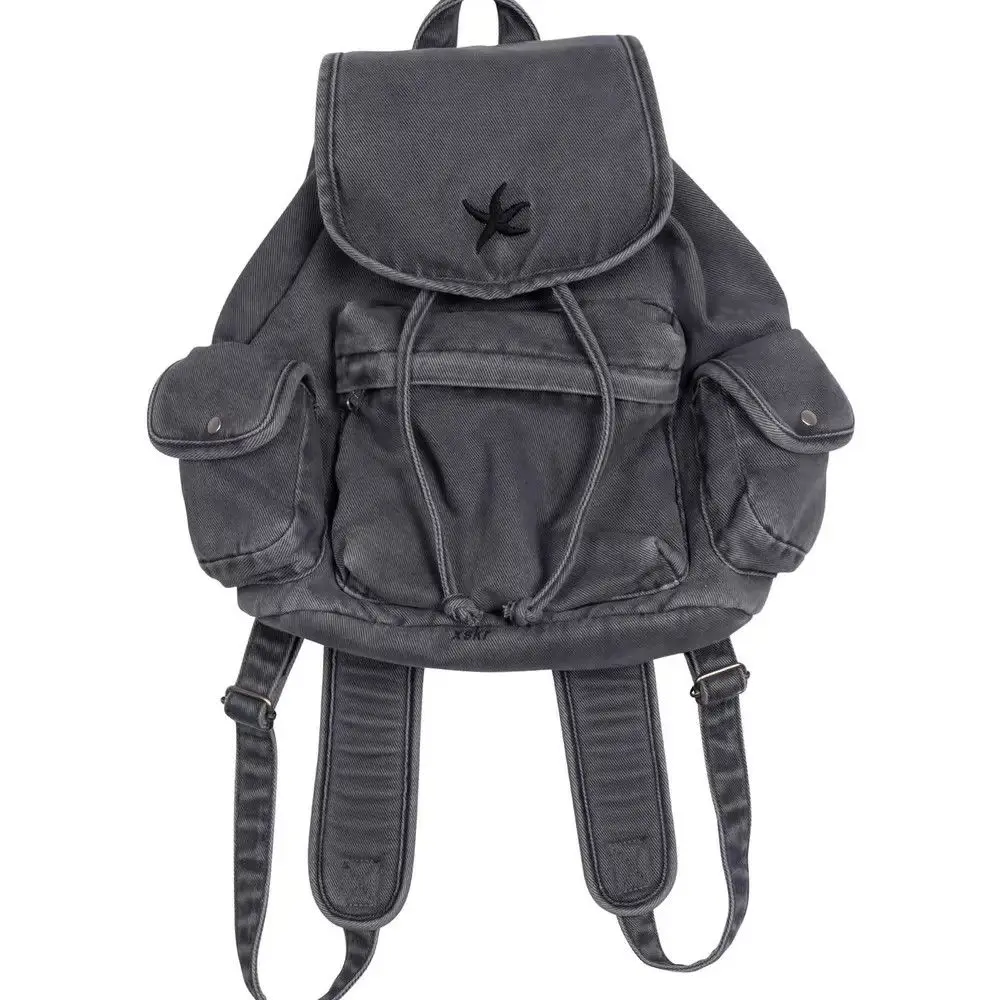 Backpack 2025 Canvas Fashion Vintage High-Capacity Backpack Denim High Quality Simple All-match