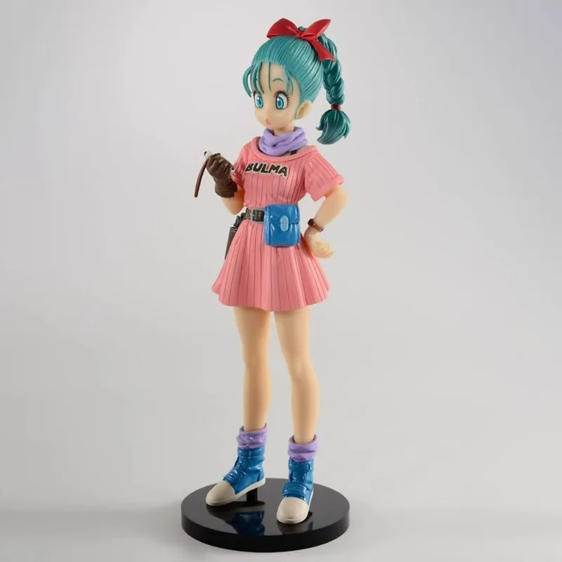 Dragon Ball Kindheit Bulma Figur Animation Zweidimensionale Schöne Mädchen Modell Spielzeug Desktop Chassis Ornament Geschenk