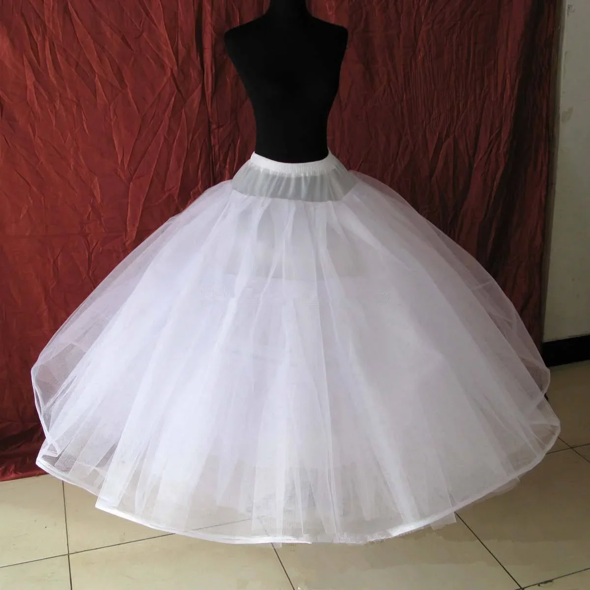 Boneless Skirt Bride Wedding Petticoat Womens Underskirt For Dress Petticoats 2024