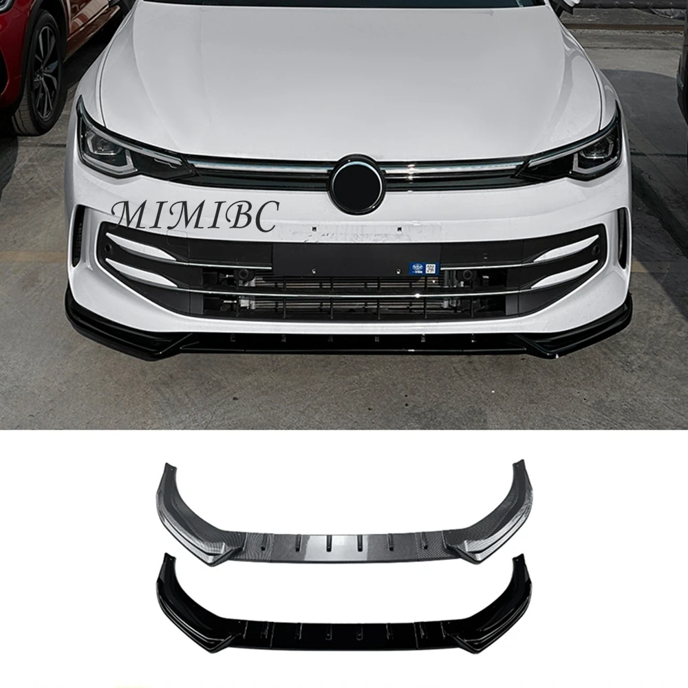 

Front Bumper Lip Spoiler Front Shovel Splitter For VW Golf 8.5 Golf MK8.5 Standard Edition Pro 2024+ Exterior Guard Decoration