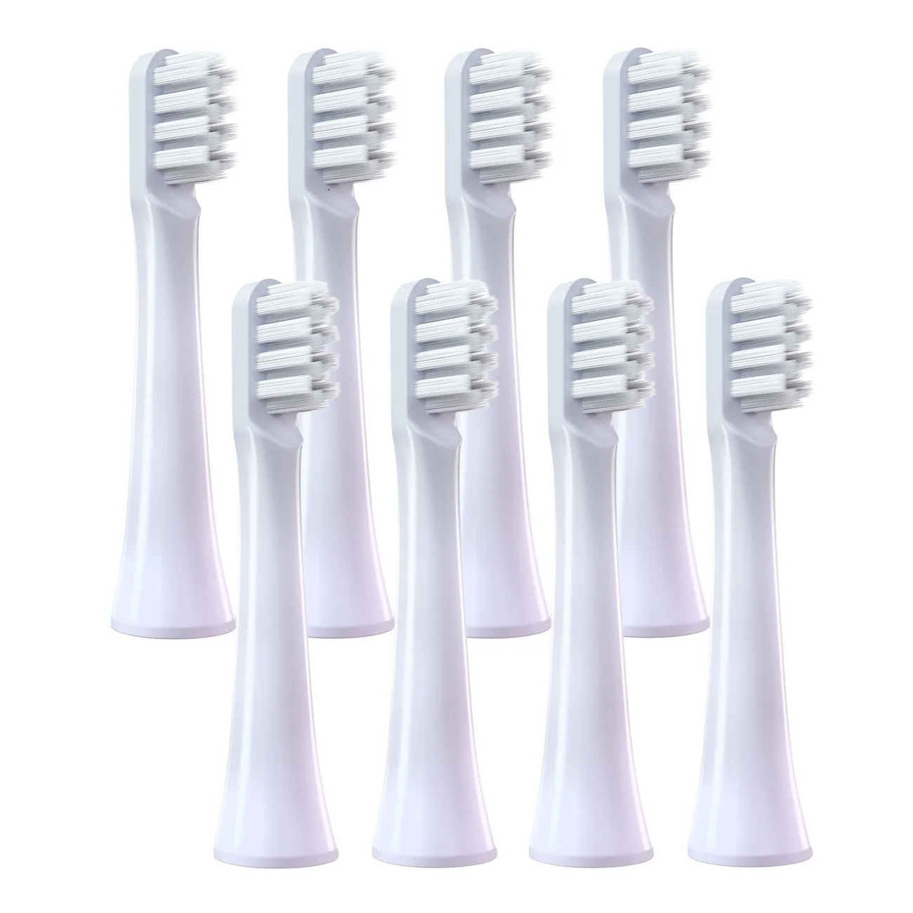 8 Pcs/Pack Electric Toothbrush Replacement Heads For XIAOMI MIJIA T100 DuPont Soft Bristle Nozzles With Dust Cover