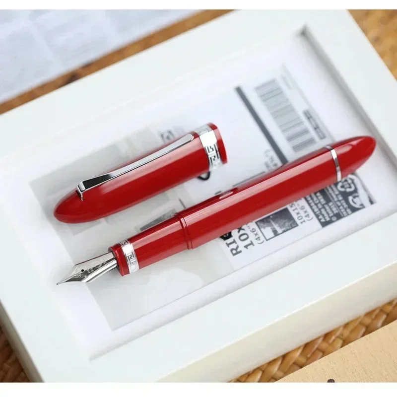 جديد جديد Majohn V60 الثلاثي المكبس الاكريليك الراتنج قلم حبر فراغ ملء غرامة EF F 0.38 0.5 مللي متر بنك الاستثمار القومي أقلام الخط ل Wri