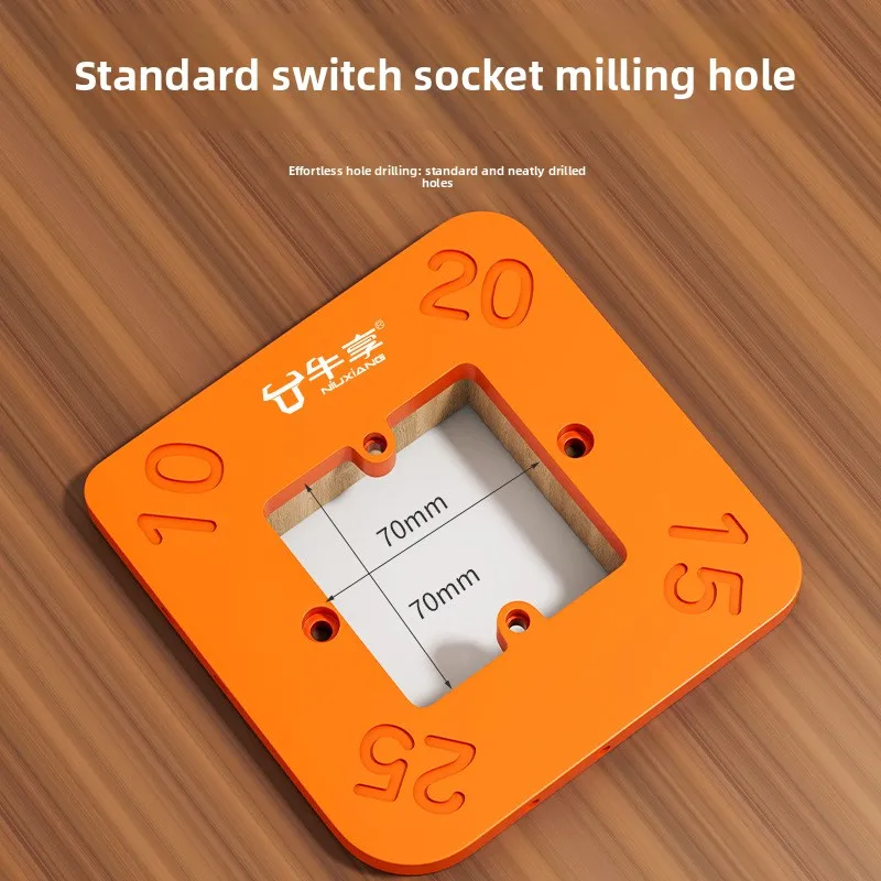 

Universal Woodworking Corner Rounding Template 4-in-1 Bakelite Positioning Trimming Tool