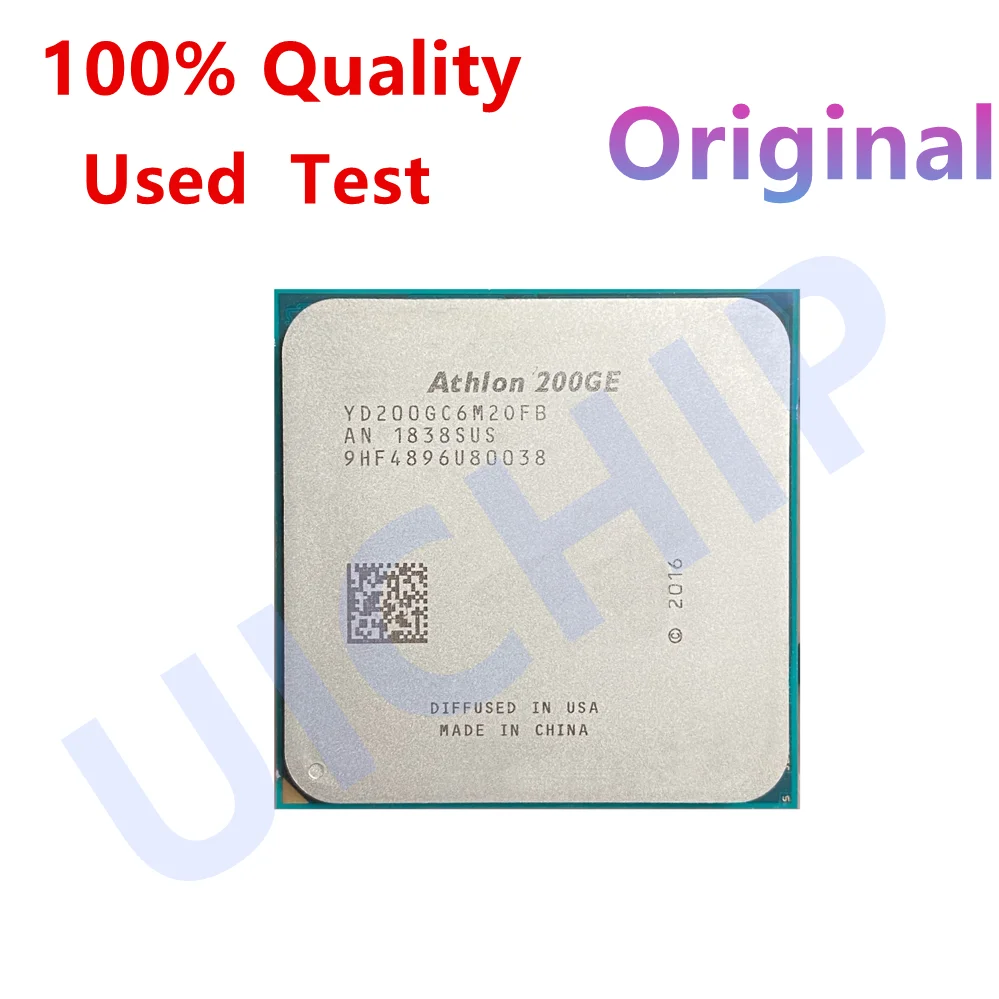 X2 200GE 3.2GHz Dual-Core Quad-Thread YD200GC6M2OFB Socket AM4