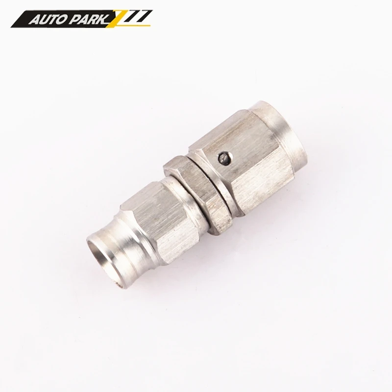 AN3 Hose Stainless Steel Straight Brake Swivel PTFE Hose Ends Female Fitting Adapter Car Engine Part