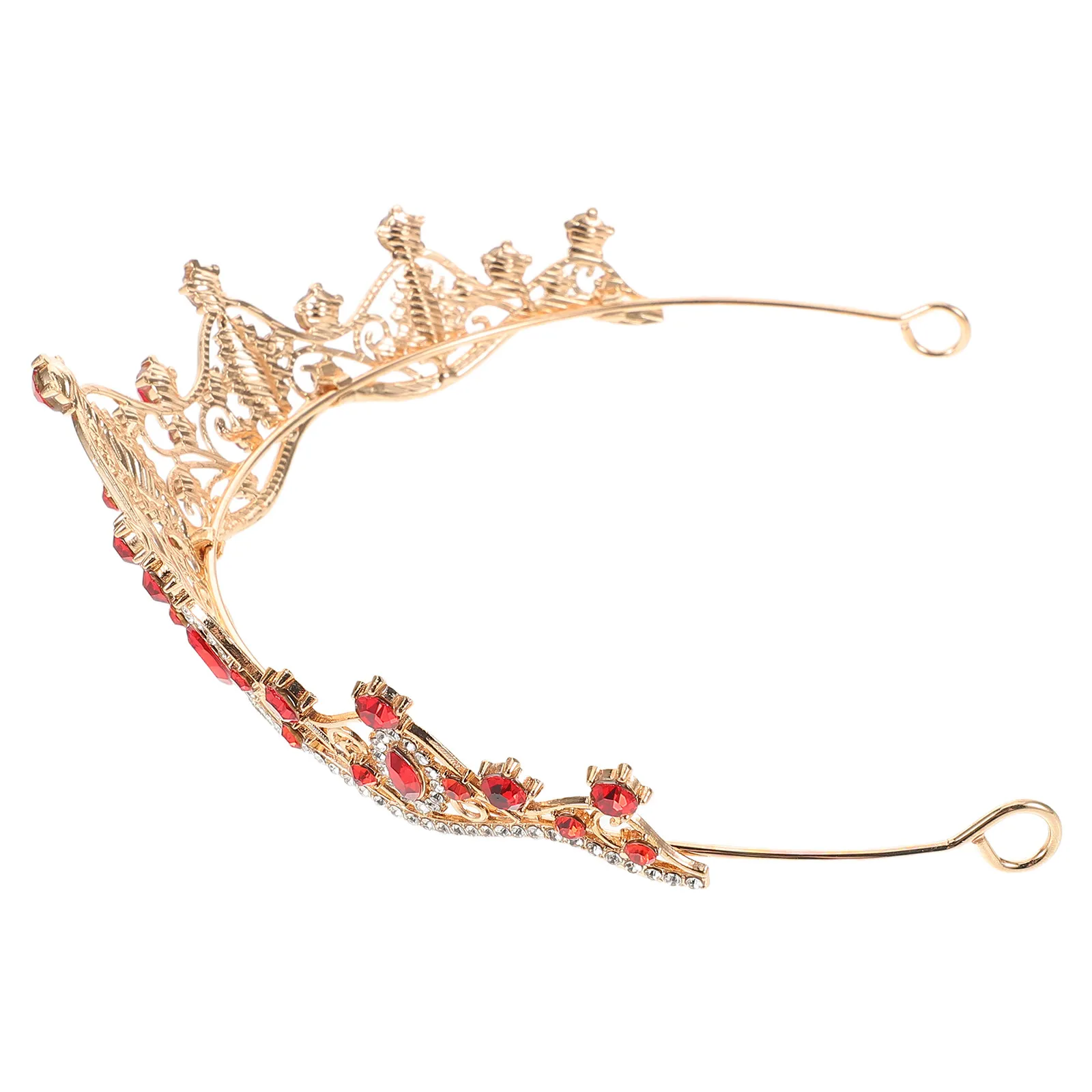 Rhinestone Bridal Tiara Elegant Wedding Hair Piece Lightweight Comfortable Headband for Bride Party Stage
