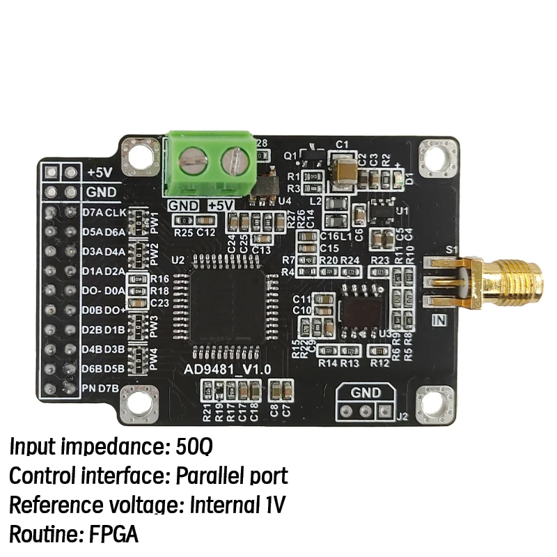 AD9481 Module 8-bit Parallel High-speed ADC Data Acquisition Analog-to-digital Converter Module 250MSPS Sampling Rate