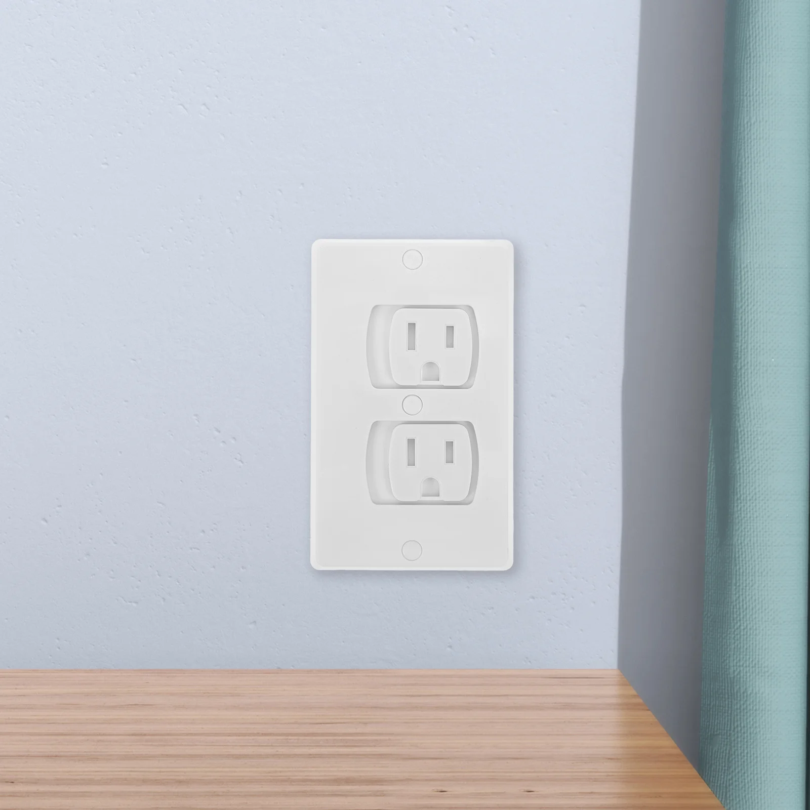6Pcs Automatic Closing Baby Safety Outlet Covers Childproof Wall Socket Plugs Electric Outlet Protection Wall Socket Plug Covers