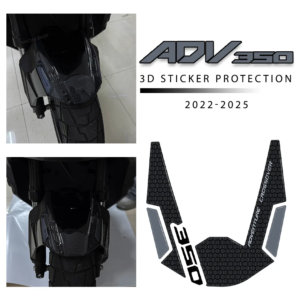 

3D ADV350 Stickers Motorcycle Fender Protectors For ADV 350 Accessories 2025 Waterproof Scratch Resistant Stickers Kit