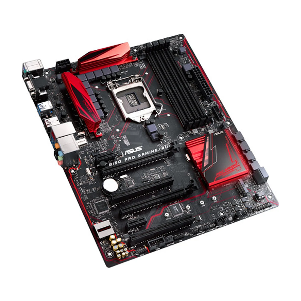 ASUS  B150 PRO GAMING/AURA LGA 1151Motherboard DDR4 for Core i3-7320 i5-6600T cpus M.2 USB3.1 SATA3 Intel B150 ATX