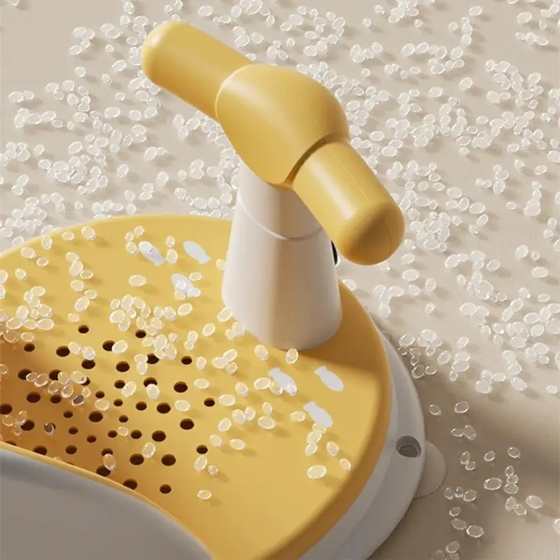 Portable Baby Bath Ergonomic Support Temperature Sensing for Daily Comfort