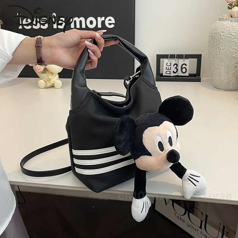 Disney-Sac à Main Bandoulière Femme, Loisirs, Grande Capacité, Sac Initié Fille, Haute Qualité, Mode, Nouveau, 2024