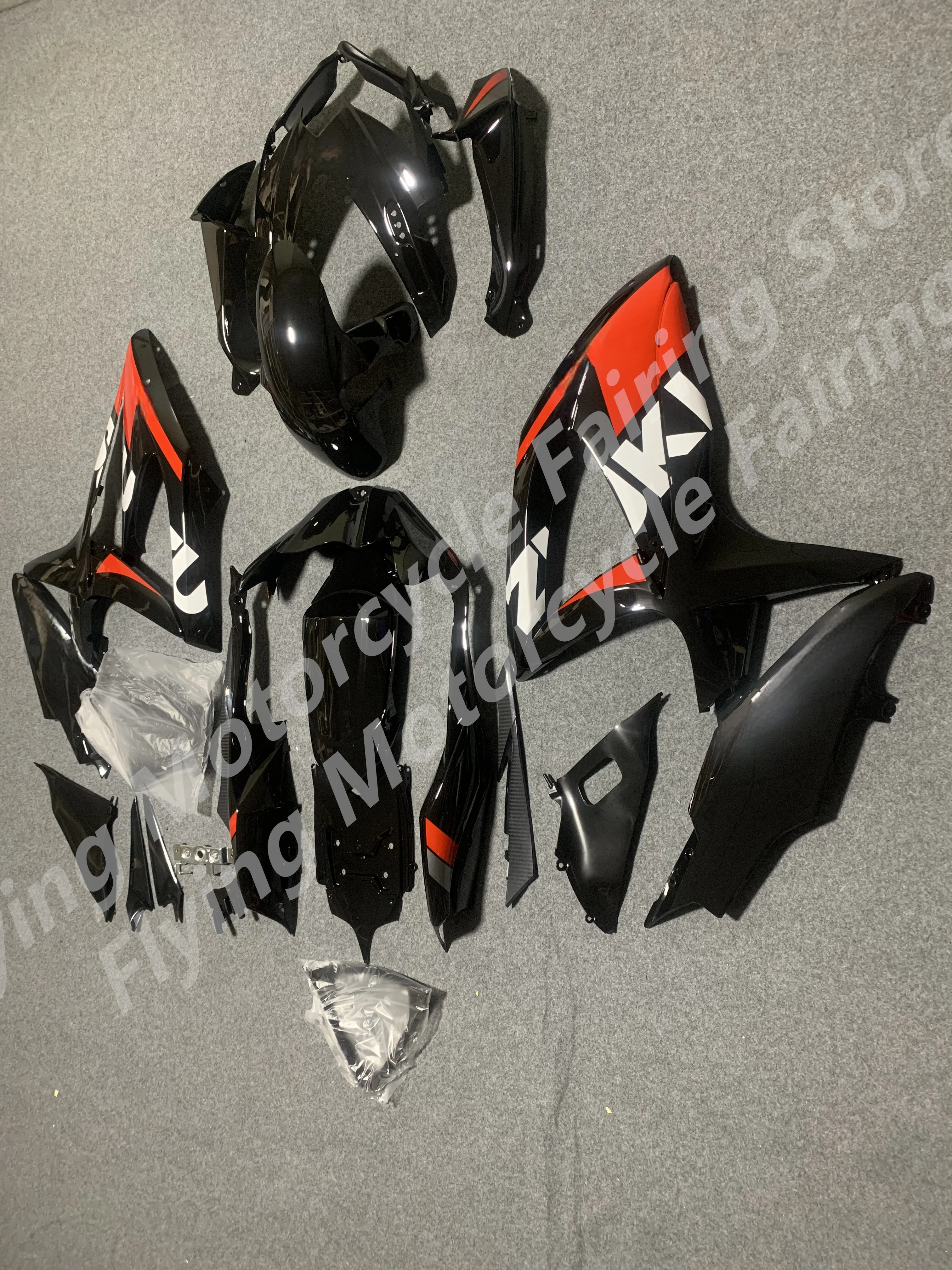 Brand New Fairing Kit For G S XR 600 750 2008 2009 2010 G S XR600 G S XR750 K8 black red High Quality Motorcycle