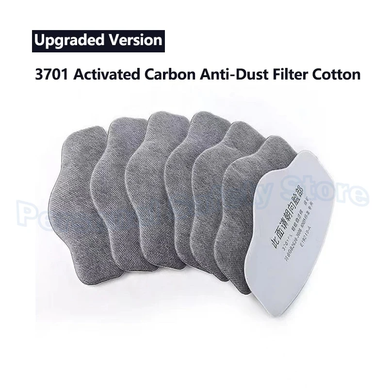 New Upgraded 3701 Activated Carbon Anti-Dust Filter Cotton Suitable For Spray Painting Mining Woodworking And Wall Sanding