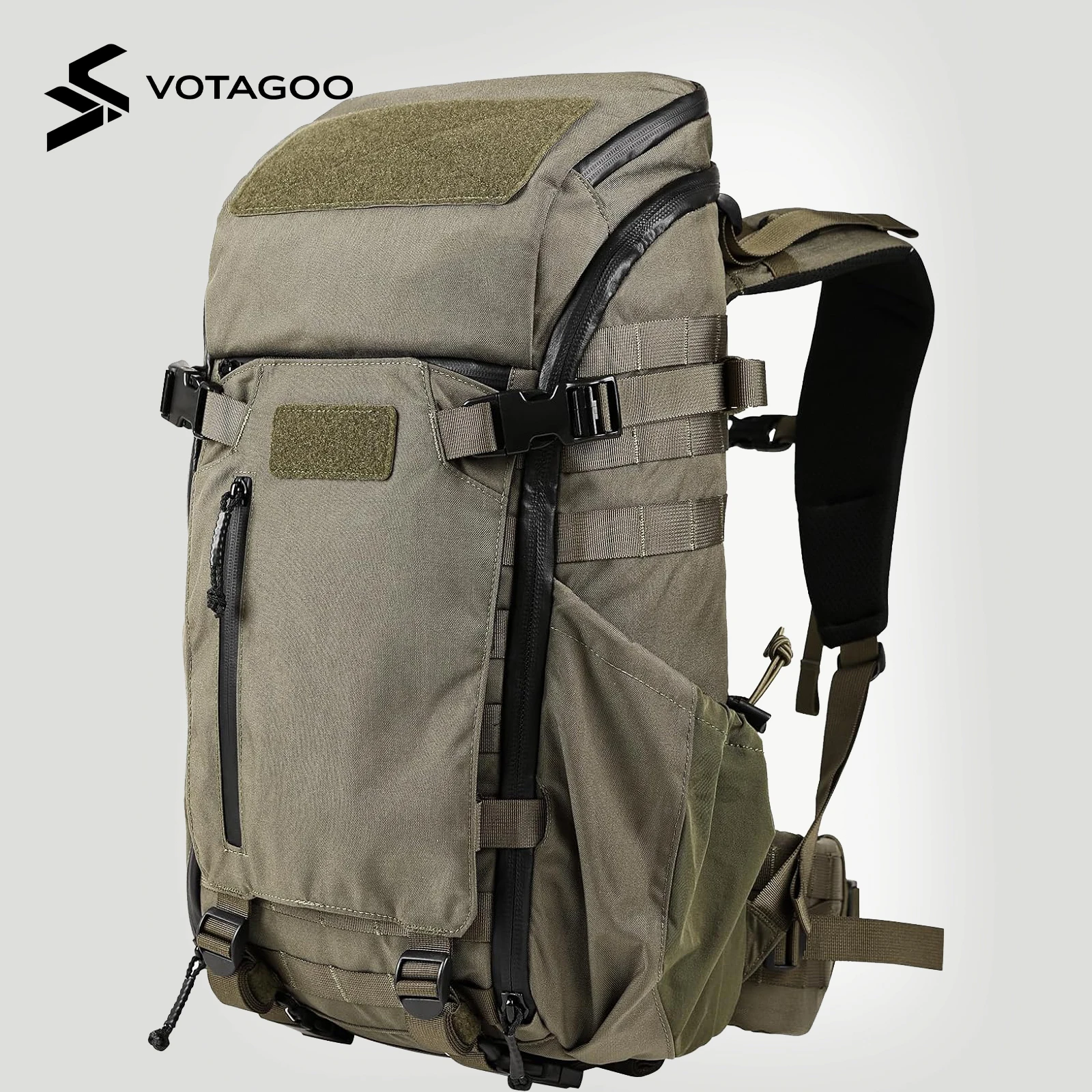 

VOTAGOO Hunting Backpack with Rifle/Bow Carry System,Customizable Aluminum Frame, 2000ci for Waterfowl and Deer Hunting