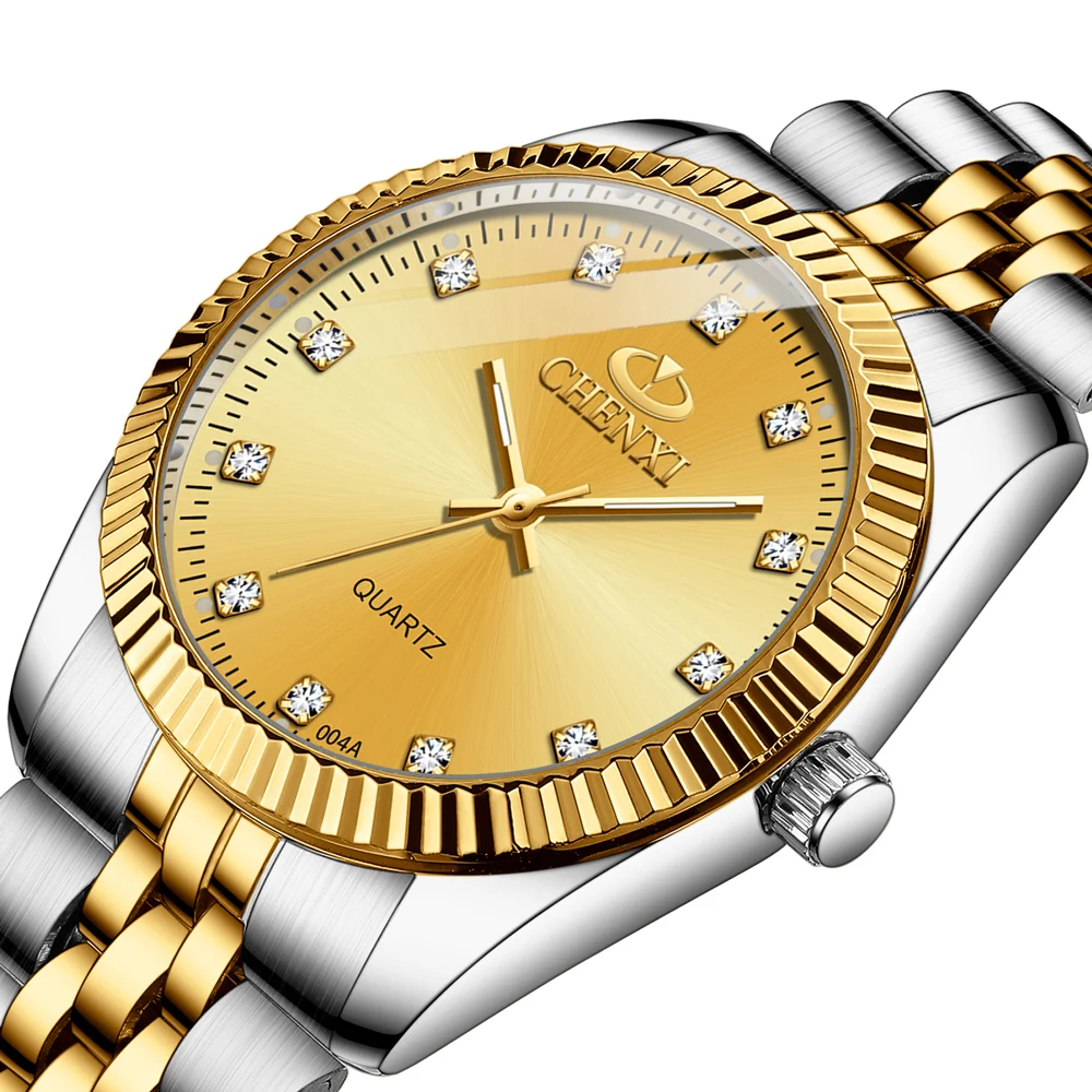 CHENXI Super Hot Sale Luxury Women\'s Watch Quartz Golden Stainless Steel Small Dial Charm Dress Trendy Wristwatch for Fashion La