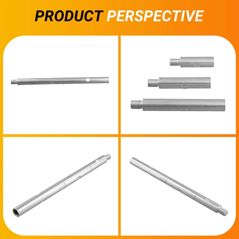 3 pçs m14 haste de extensão ferramenta polimento para m14 rosca moedor água 125 ângulo moedor polimento conjunto