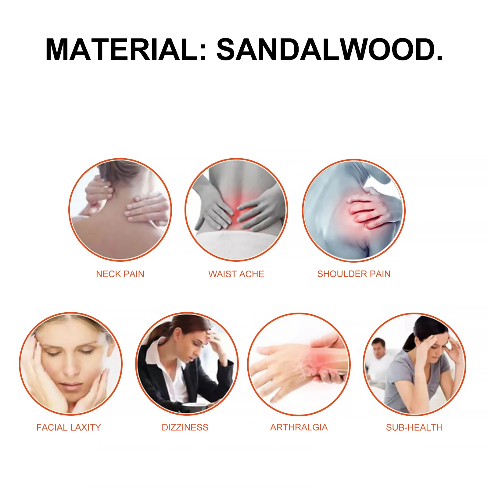 

Premium Wood Comb No Static Scalp Massager Anti-Static Design Suitable for Straight Curly Long Short Thin Thick Hair