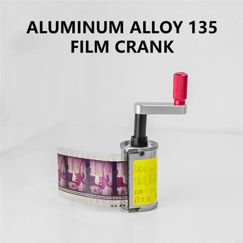 A93P 135 Film Crank Film Winding Crank For 135 Film, Labor-Saving Structure, Professional Darkroom Supplies
