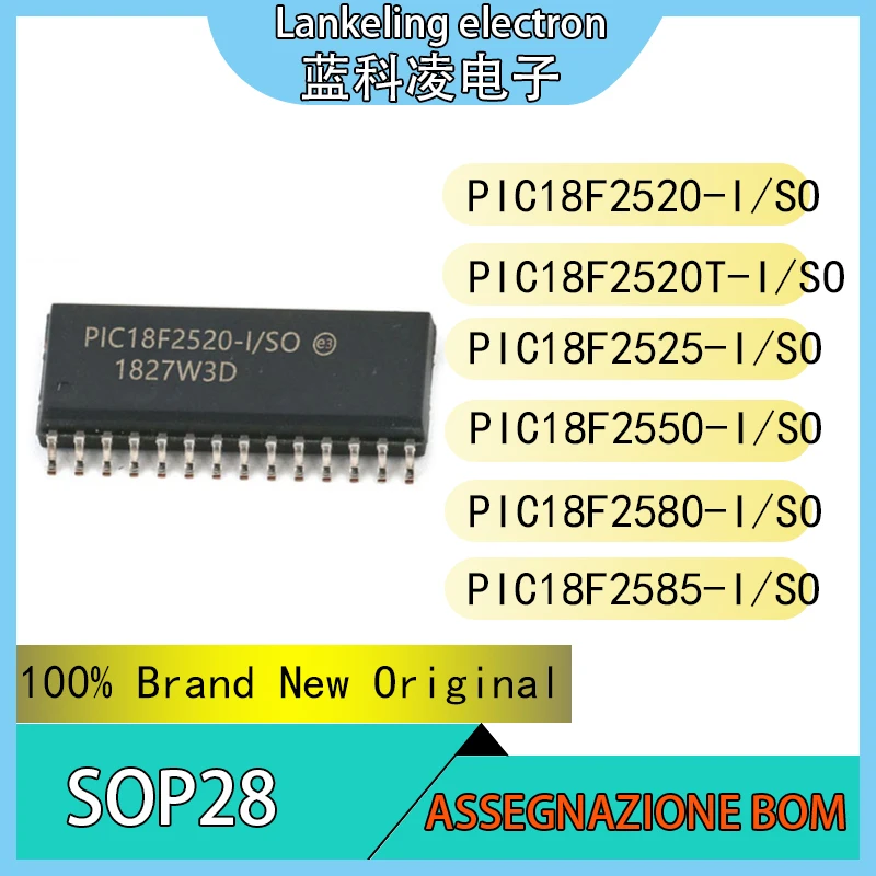 

PIC18F2520-I/SO PIC18F2520T-I/SO PIC18F2525-I/SO PIC18F2550-I/SO PIC18F2580-I/SO PIC18F2585-I/SO Integrated circuit SOP28