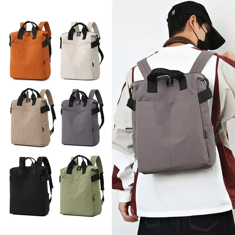 Modische und lässige Rucksäcke für Damen und Herren mit großem Fassungsvermögen und mehreren Taschen, Reißverschluss und Computerfach. – Detail 1