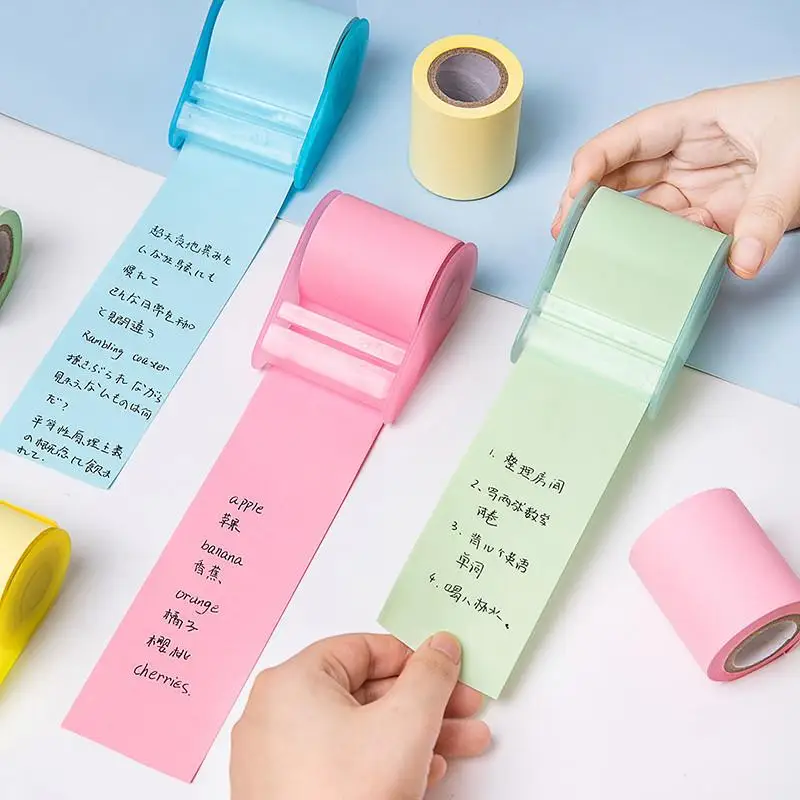Minimalist Portable Tearable Sticky Notes Student Multi-functional Pull-out N Times Stickers DIY Notebook Decorative Stickers