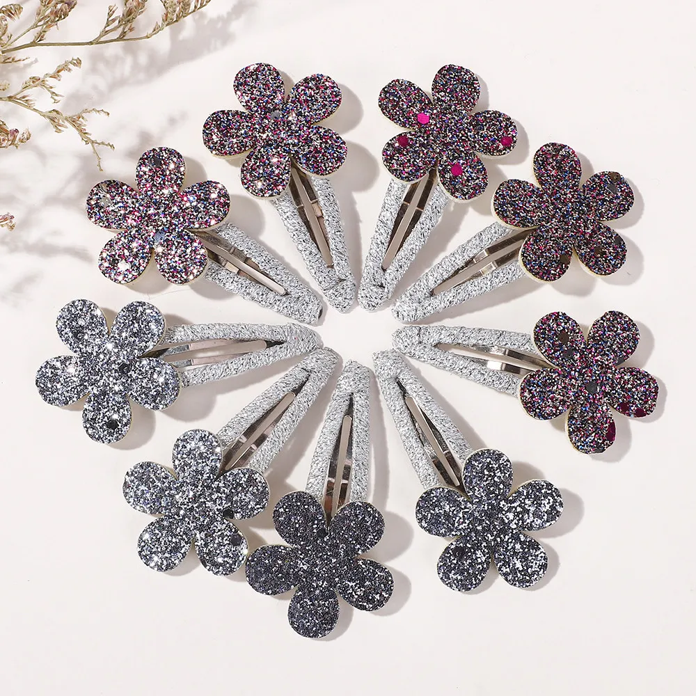 

20Pcs Random Color BB Glitter Hairpins for Baby Girls Rabbit Flower Hair Clips Barrettes Headwear Fashion Kids Hair Accessorie