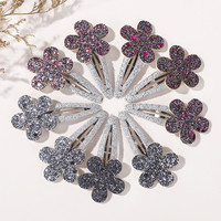 20Pcs Random Color BB Glitter Hairpins for Baby Girls Rabbit Flower Hair Clips Barrettes Headwear Fashion Kids  Hair Accessorie
