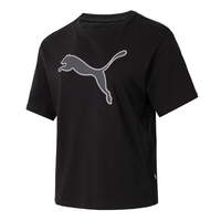 Puma Women's Her Graphic Tee Round Neck Short Sleeve Running Sportswear Fashion T-Shirt 682164-01
