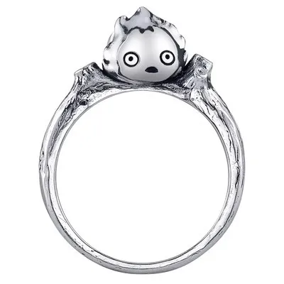 Anime Hayao Miyazaki Ghiblihar's Mobile Castle Casif Opening Ring Birthday Gift Ring