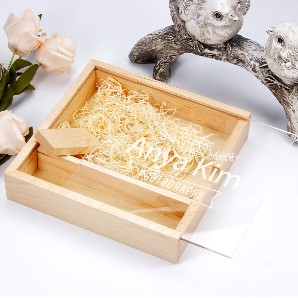 SHANDIAN Phong Đèn 64GB Gỗ USB 2.0 32GB Miễn Phí Tùy Chỉnh LOGO Đĩa USB Thẻ Nhớ 16GB chụp Ảnh Cưới Quà Tặng Pendrive