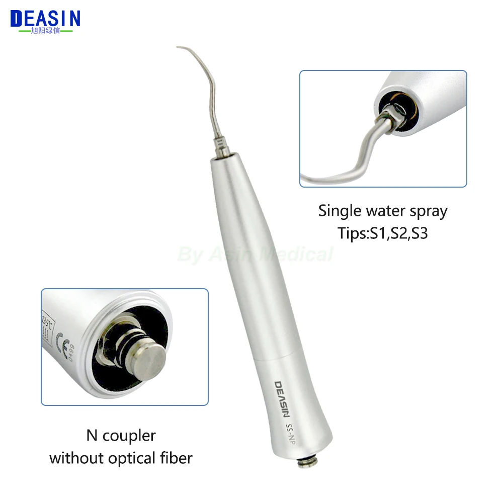 Oral Whitening Ultrasonic Piezo Air Scaler For KAVO/NSK Dental sonic L air scaler Handpiece Single Water  With 3 Scaling Tips