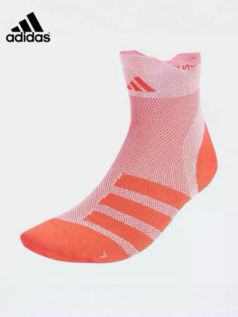 Adidas Unisex Athletic Socks Breathable Sweat Wicking Cushion Mid Crew Socks For Running Gym Workout Daily Wear 1 Pair JC8873