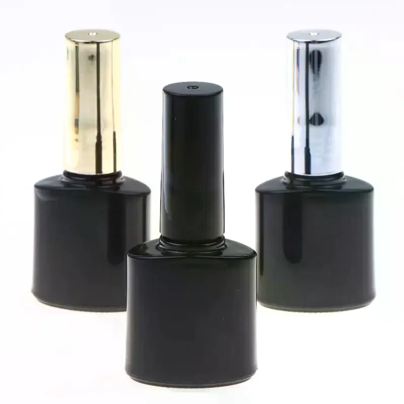1Pcs Nail Plastic Bottles With Brush 5ML Empty Nail Polish Bottle Cosmetic Containers For Home DIY Nail Art Salon Use