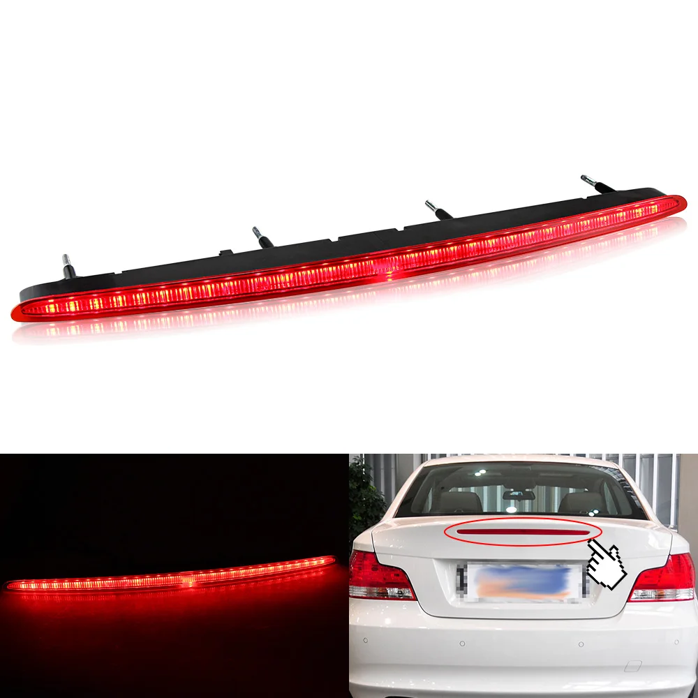 LED Rear 3RD Third Brake Light Tail Ligh Car High Stop Light For BMW 1 Series 128I 135I M E82 E88 2007-2013 63257164978