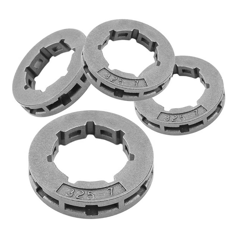 Cerchio di trasmissione pignone 6 pezzi (.325 pollici) 19MM piccolo 7T Spline per motosega Husqvarna 501 45 74-02, 501457402, per Stihl 11892