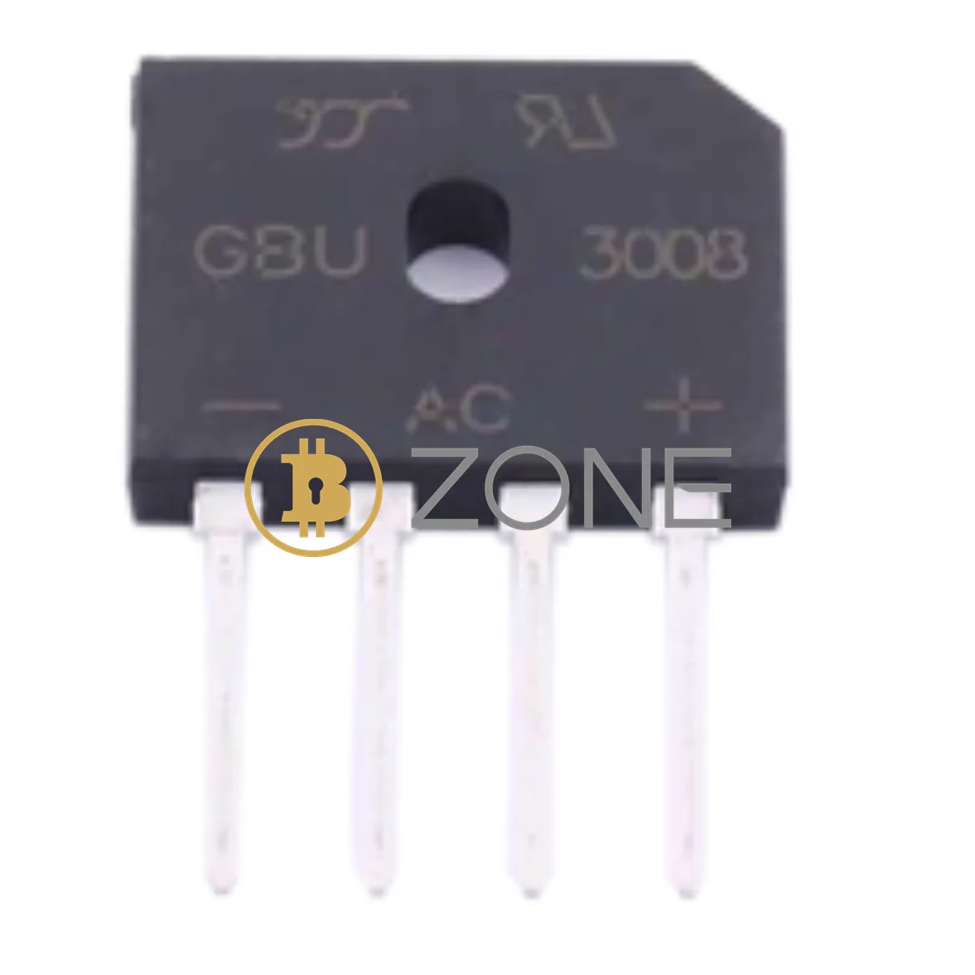 

GBU3008 Rectifier Bridge 800V 30A Whatsminer Power Supply Repair Parts P21 P222B Repair Parts
