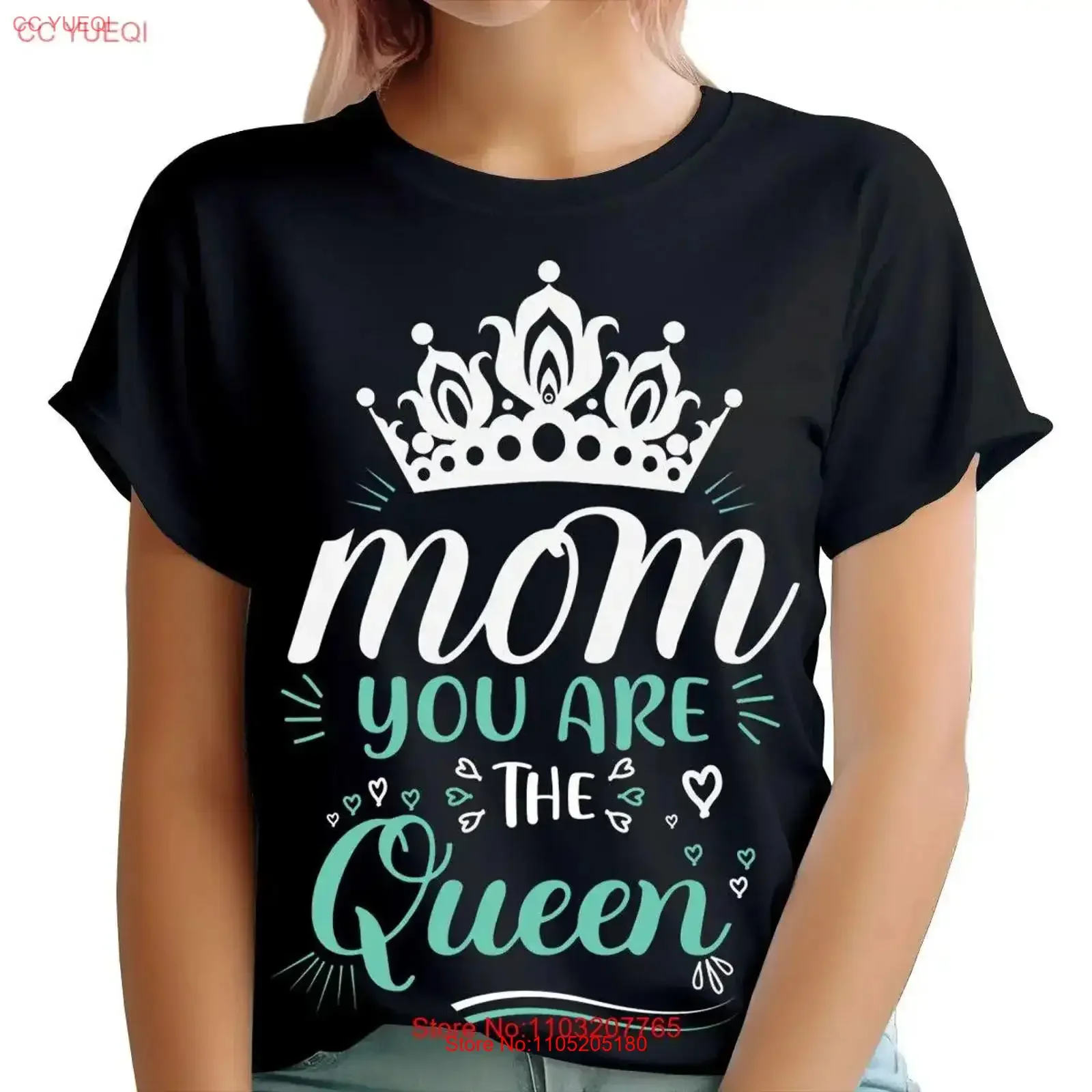 Mom You Are The Queen Cute Mothers Day Best Mummy Womens T Shirt 1 TA 91 vintage Washed Top For Everyday Wear Versatile
