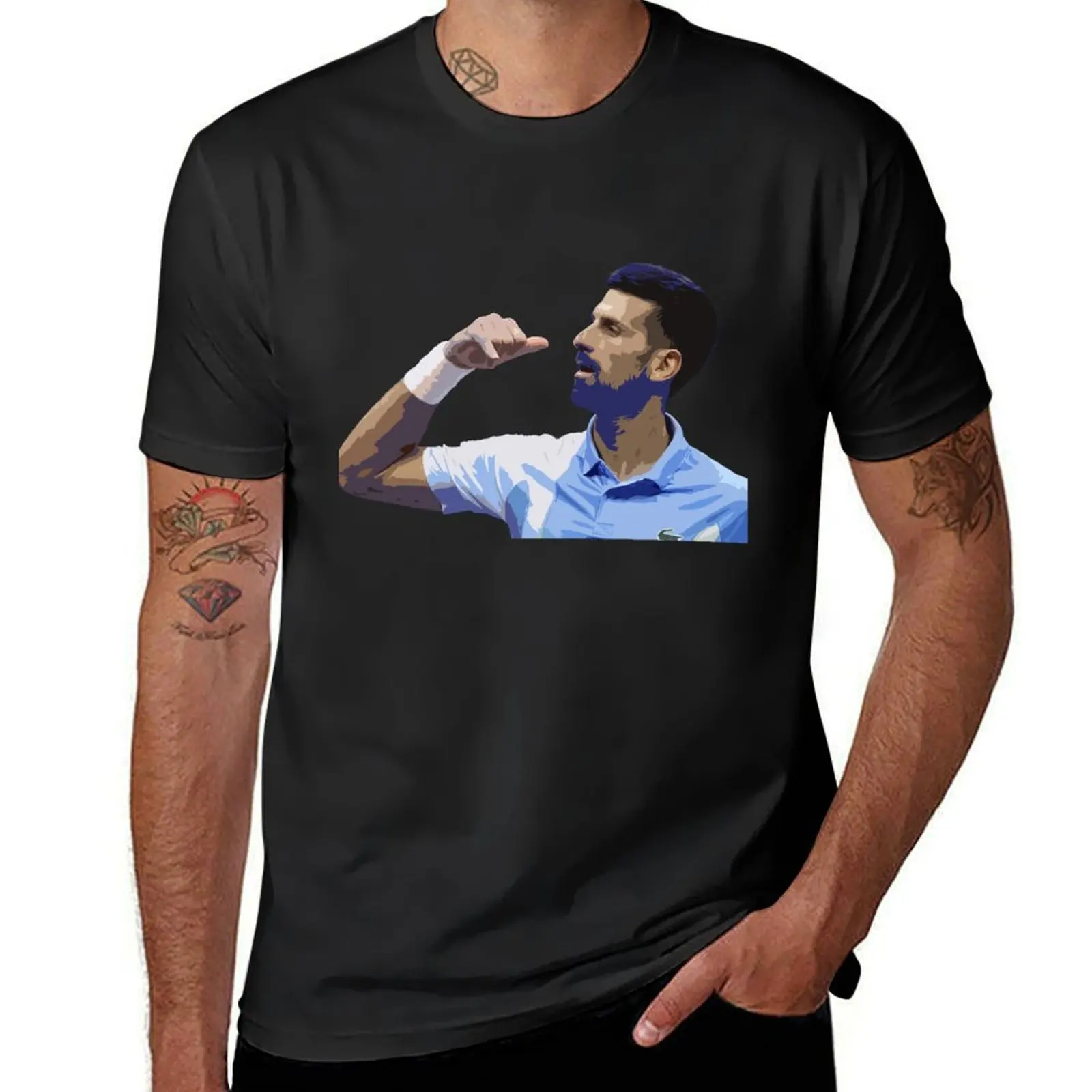 

Novak Best of the best T-Shirt football t shirt T-shirts oversize anime stuff graphic tee shirt mens tall t shirts